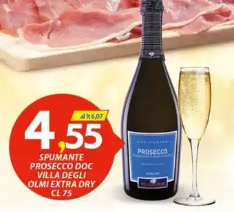 Vivo Supermercati SPUMANTE PROSECCO DOC VILLA DEGLI OLMI EXTRA DRY CL 75 offerta
