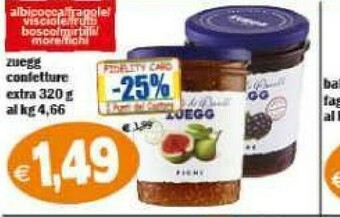 Gros Zuegg Marmellata offerta