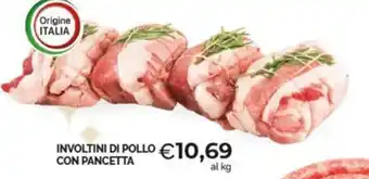 INVOLTINI DI POLLO CON PANCETTA