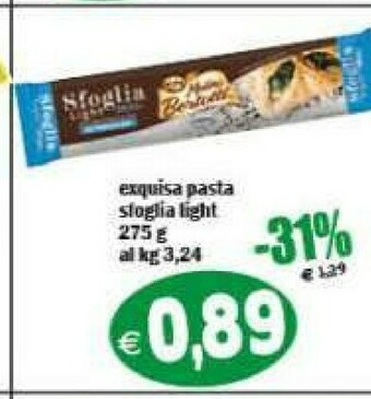 Gros Exquisa Pasta sfoglia offerta