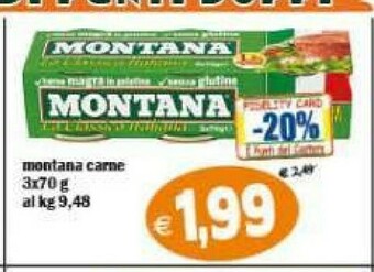 Gros Montana Carne in scatola offerta