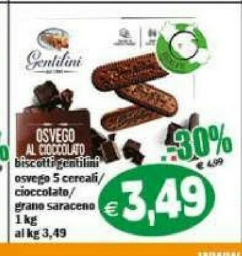 Il Castoro Supermercati Gentilini Biscotti offerta