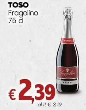 Marotta TOSO Fragolino 75 cl offerta