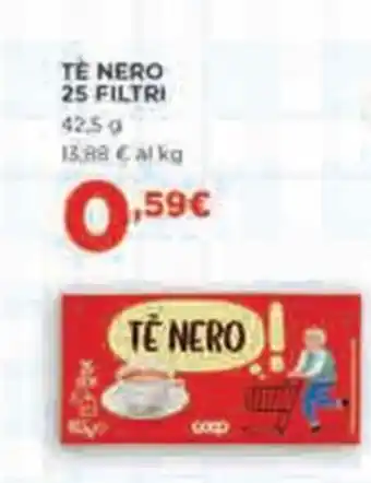 Coop TE NERO 25 FILTRI offerta