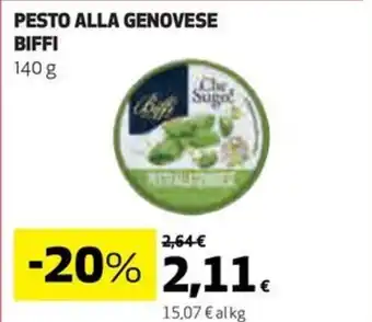 Coop PESTO ALLA GENOVESE BIFFI offerta