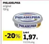 Coop PHILADELPHIA original 150 g offerta