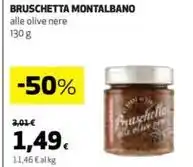Coop BRUSCHETTA MONTALBANO alle olive nere offerta