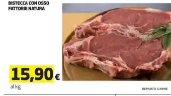 Coop BISTECCA CON OSSO FATTORIE NATURA offerta
