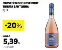 Coop PROSECCO DOC ROSÉ BRUT TENUTA SANT'ANNA 75 cl offerta