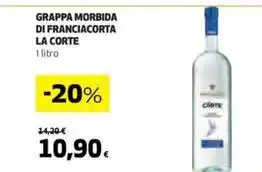 Coop GRAPPA MORBIDA DI FRANCIACORTA LA CORTE 1 litro offerta