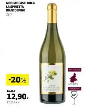 MOSCATO ASTI DOCG LA SPINETTA BIANCOSPINO 75 cl