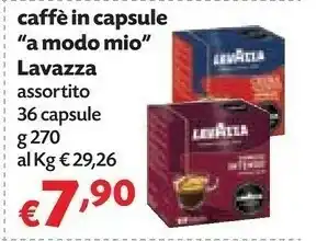Pam Lavazza Caffè In Capsule A Modo Mio 36 Capsule offerta