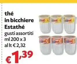 Pam Ferrero EstaThè Limone Bicchierino 200 G(ml) offerta