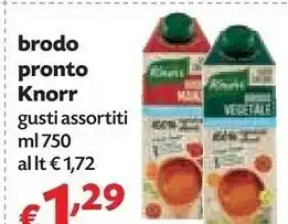 Panorama Knorr Brodo Classico Manzo 750 G(ml) offerta