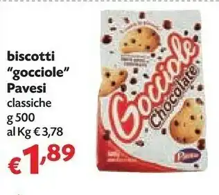 Panorama Pavesi Pavesi - Gocciole Chocolate 500 g(ml) offerta