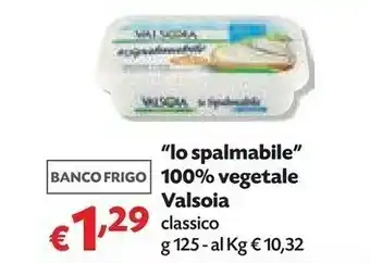 Panorama Valsoia Lo Spalmabile 125 G(ml) offerta