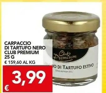 Club Premium Carpaccio Di Tartufo Nero