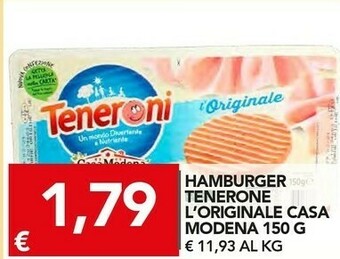 TuoDi Casa Modena Hamburger Tenerone L'originale offerta