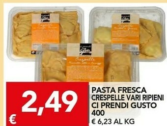 TuoDi Pasta Fresca Crespelle Vari Ripieni offerta