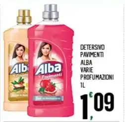 Despar DETERSIVO PAVIMENTI ALBA VARIE PROFUMAZIONI offerta