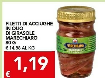 TuoDi Marechiaro Filetti Di Acciughe In Olio Di Girasole offerta