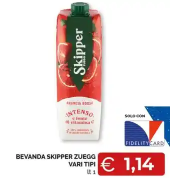 BEVANDA SKIPPER ZUEGG VARI TIPI lt 1