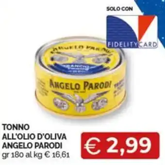 TONNO ALL'OLIO D'OLIVA ANGELO PARODI gr 180