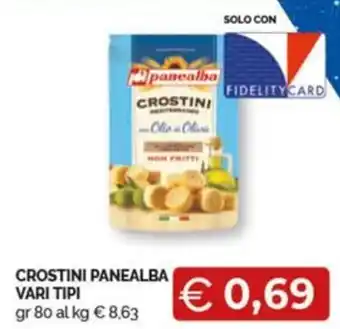 CROSTINI PANEALBA VARI TIPI gr 80