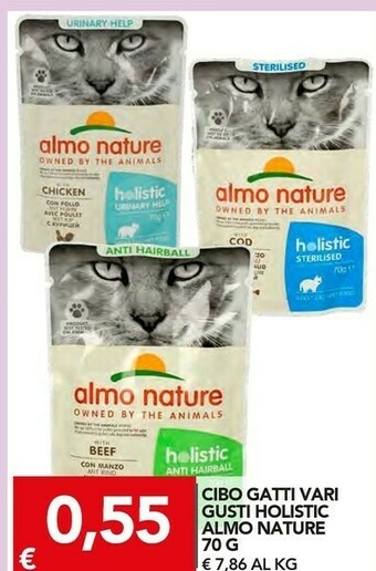 TuoDi Almo Nature Cibo Gatti Vari Gusti Holistic offerta