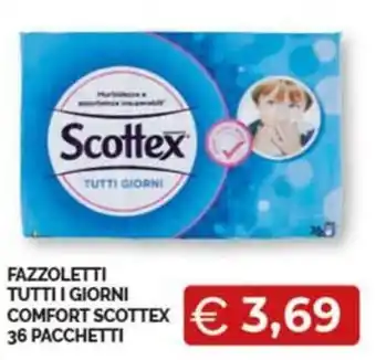 FAZZOLETTI TUTTI I GIORNI COMFORT SCOTTEX 36 PACCHETTI