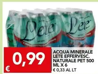 TuoDi Lete Lete - Acqua Minerale Effervescente Naturale offerta