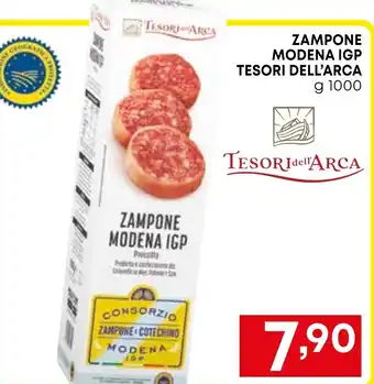 Borello Supermercati ZAMPONE MODENA IGP TESORI DELL'ARCA g 1000 offerta