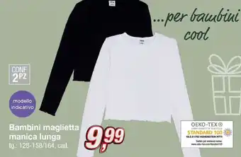 KiK Bambini maglietta manica lunga offerta