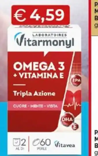 LABORATOIRES Vitarmonyl OMEGA 3 + VITAMINA E Tripla Azione