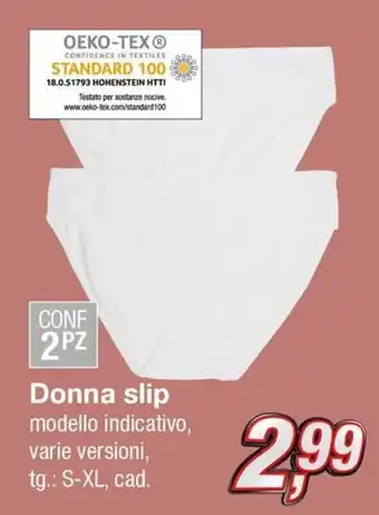 KiK Donna slip offerta