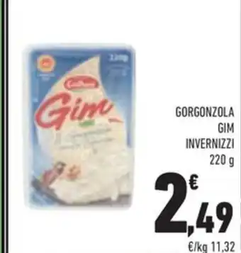 Conad GORGONZOLA GIM INVERNIZZI 220 g offerta