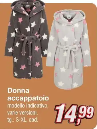 Donna accappatoio