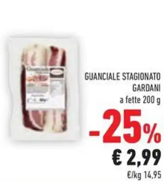 Conad GUANCIALE STAGIONATO GARDANI a fette 200 g offerta