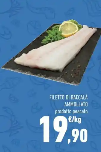 Conad FILETTO DI BACCALÀ AMMOLLATO prodotto pescato offerta