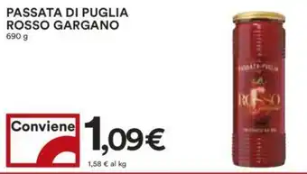 Coop PASSATA DI PUGLIA ROSSO GARGANO 690 g offerta