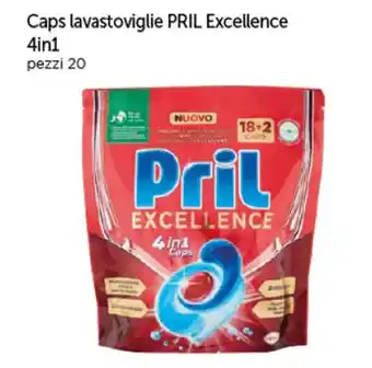 Famila Caps lavastoviglie PRIL Excellence 4in1 pezzi 20 offerta