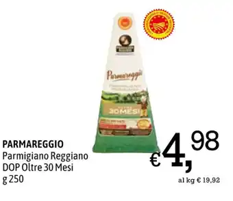 A&O PARMAREGGIO Parmigiano Reggiano DOP Oltre 30 Mesi g 250 offerta