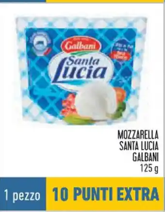 Conad MOZZARELLA SANTA LUCIA GALBANI 125 g offerta
