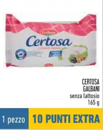 Conad CERTOSA GALBANI senza lattosio 165 g offerta