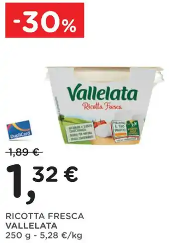 Poli RICOTTA FRESCA VALLELATA 250 g offerta
