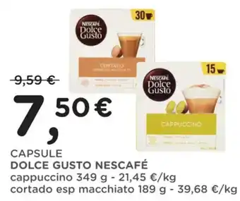 CAPSULE DOLCE GUSTO NESCAFÉ cappuccino 349 g