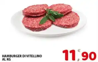 Premium Supermercati HAMBURGER DI VITELLINO AL KG offerta