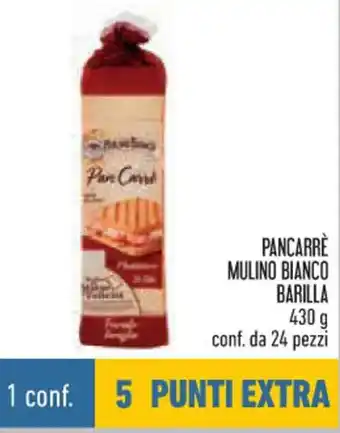Conad PANCARRÈ MULINO BIANCO BARILLA 430 g conf. da 24 pezzi offerta