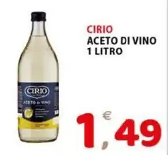 Premium Supermercati CIRIO ACETO DI VINO 1 LITRO offerta