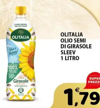 Premium Supermercati OLITALIA OLIO SEMI DI GIRASOLE SLEEV 1 LITRO offerta